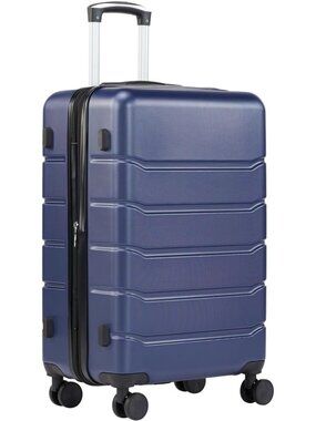 Expandable 20" Carry-On Luggage with Spinner Wheels, Lightweight Hard Shell, TSA
